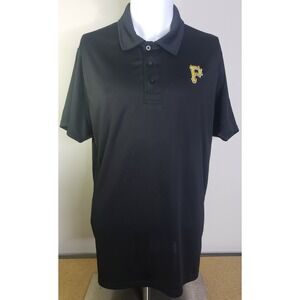 Pittsburgh Pirates Shirt Mens Large 47' Brand Embroidered Logo Polo Jersey Black